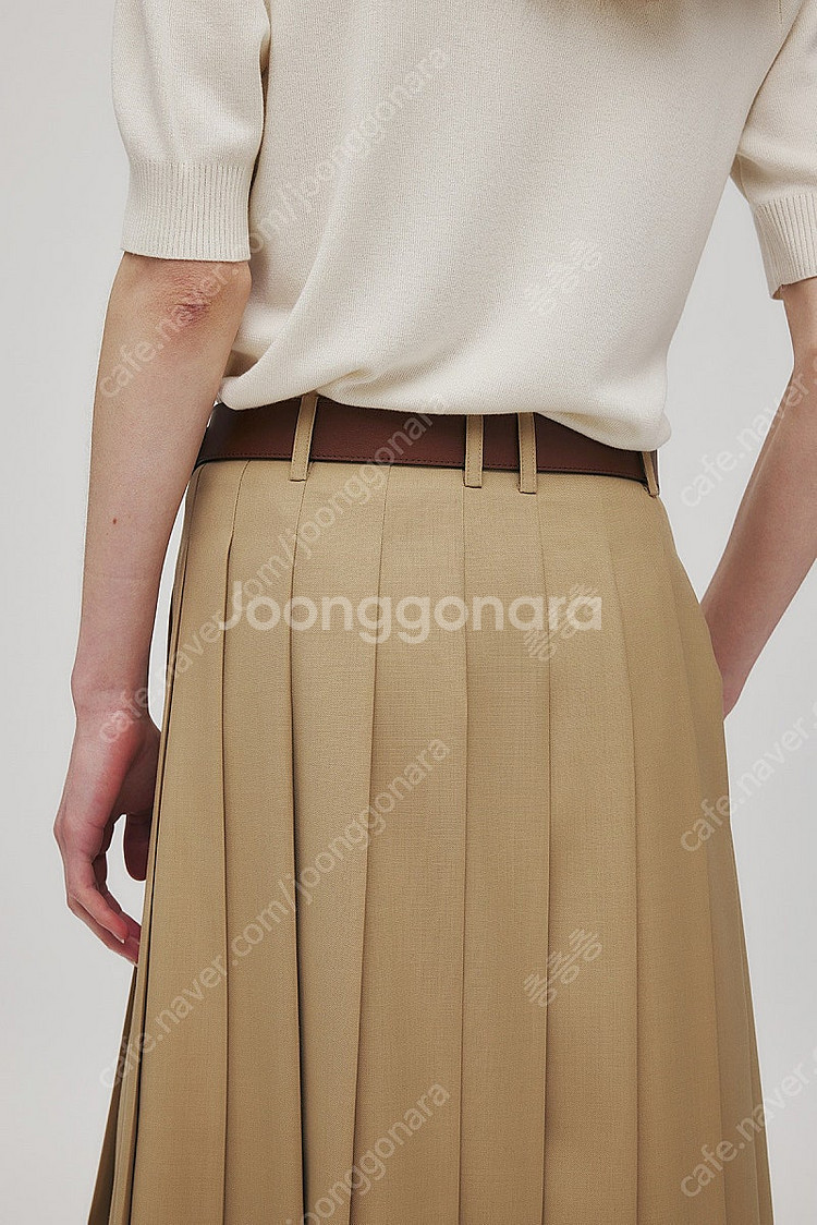 r2w 알투더블유 플리츠 스커트 Erika wool b...--3