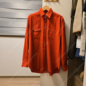 마티앤선즈 SLIK GACHA POCKET WORK SHIRTS (2024aw; 2사이즈; 레드)