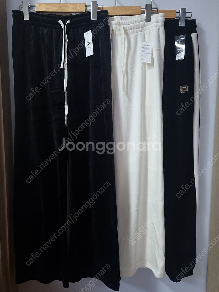 여성 와이드 골덴밍크바지 골덴조거바지--0