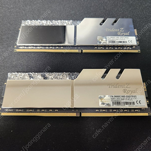 지스킬 DDR4-3600 CL16 TRIDENT Z ROYAL 실버 패키지(2022년 11월 생산)