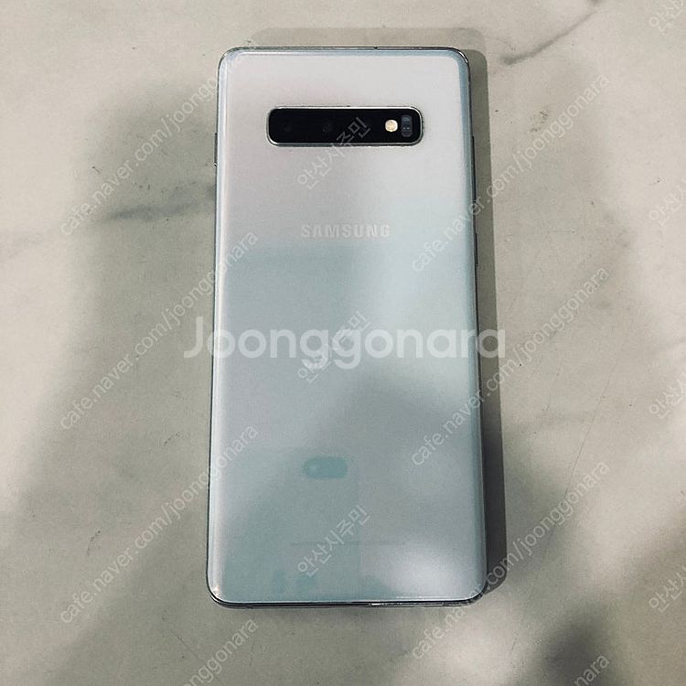 갤럭시 S10플러스 화이트 128기가 무잔상! 깔끔! ...--1