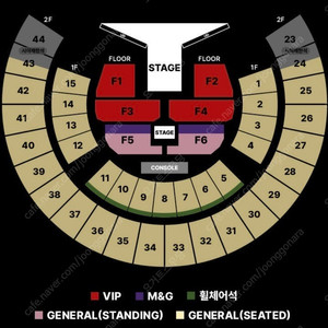 (M&G) 제이홉 콘서트 스탠딩 1층 티켓 양도 판매