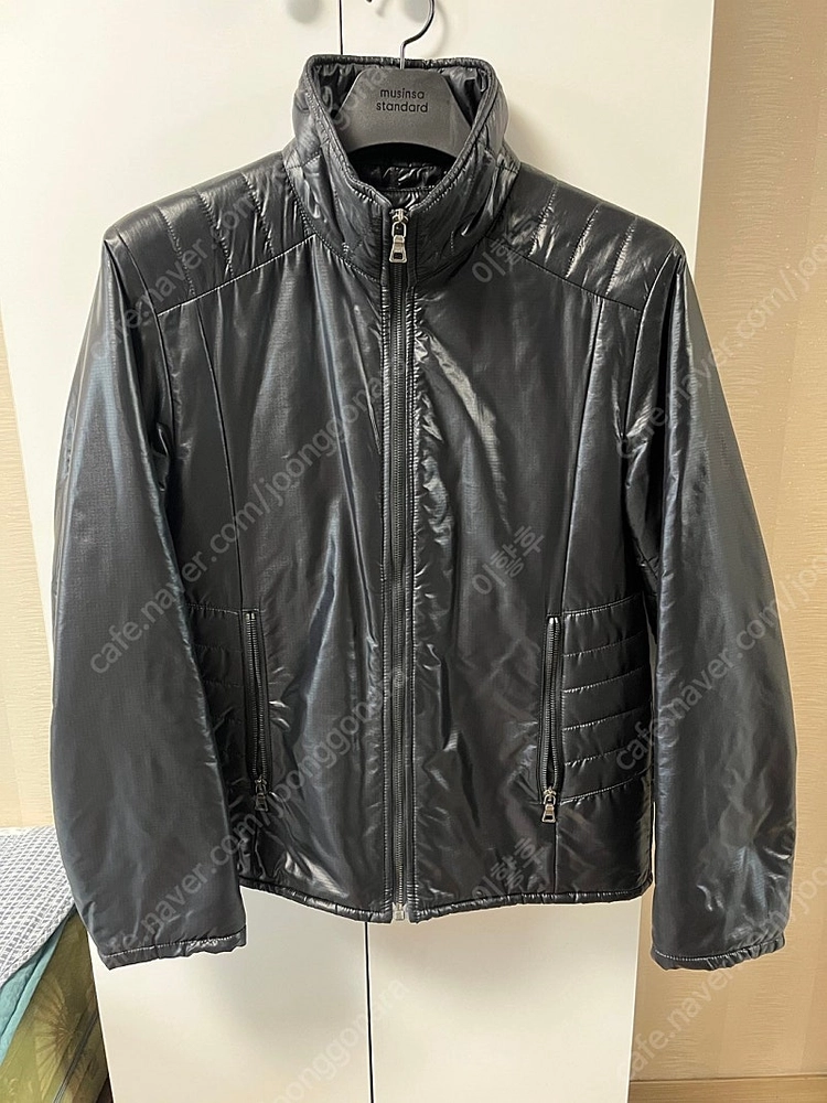 프라다 PRADA 나일론 블랙 푸퍼 바이커 자켓 100사이즈 이미지