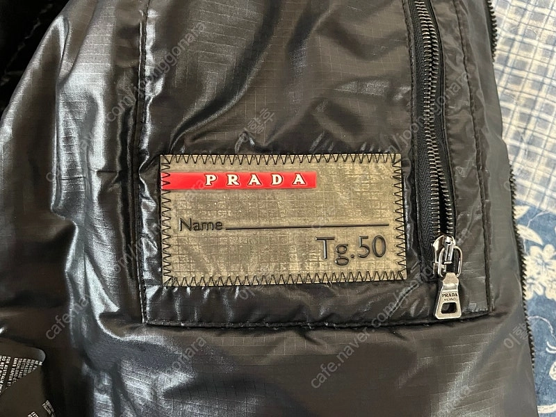 프라다 PRADA 나일론 블랙 푸퍼 바이커 자켓 100사이즈 이미지