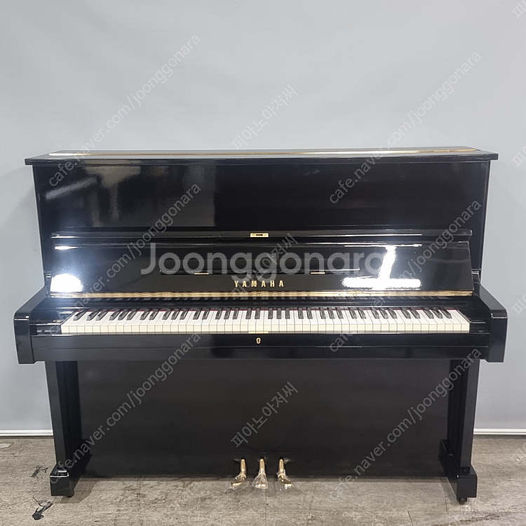 야마하피아노 U-1 블랙 made in japan--0