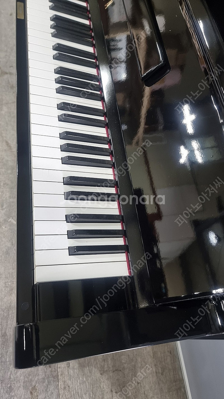 야마하피아노 U-1 블랙 made in japan--1