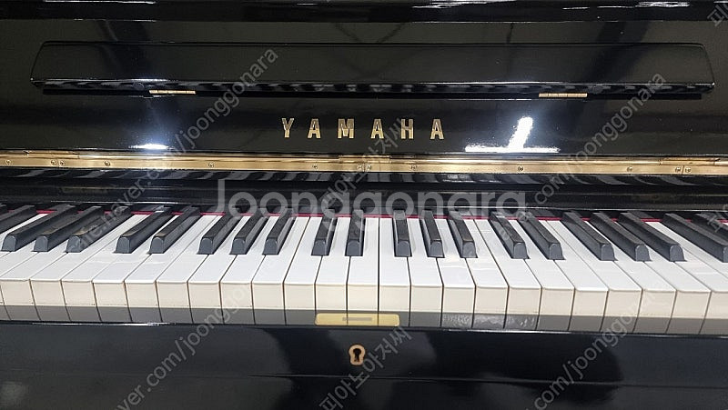야마하피아노 U-1 블랙 made in japan--3