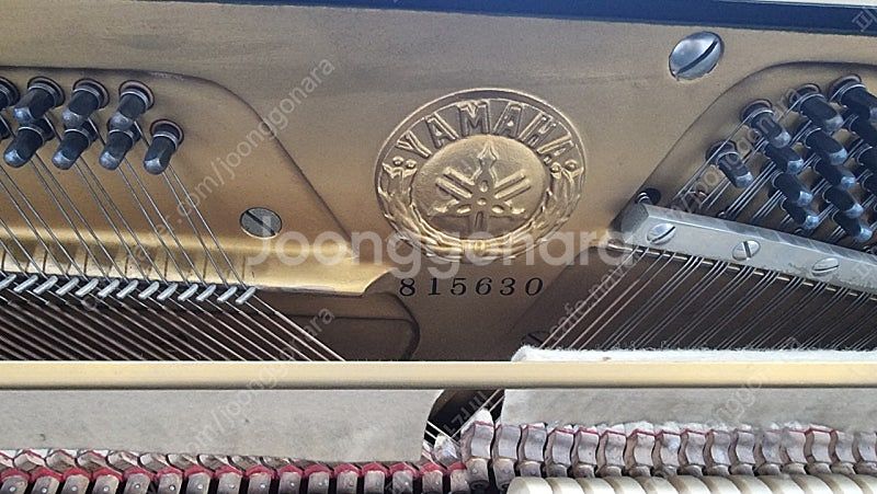 야마하피아노 U-1 블랙 made in japan--8