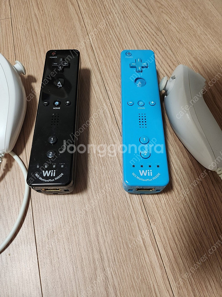 닌테도wii 모션 정품 리모컨 눈차크세트--0