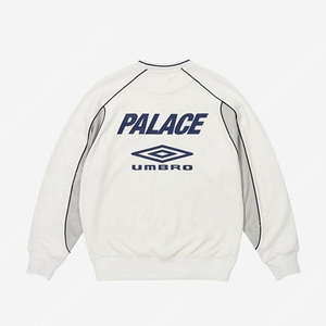 팔라스 엄브로 크루넥 화이트 L 새상품 팔브로 palace PALACE