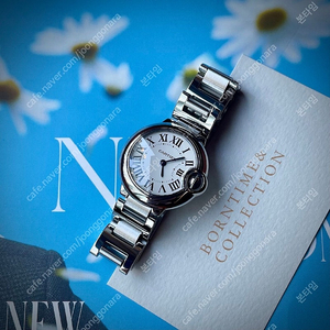 W69010Z4 까르띠에 발롱블루 28mm 스틸 쿼츠 Cartier