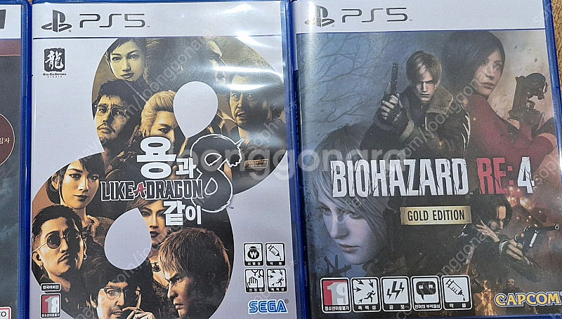 ps5 용과같이8 바이오하자드re 팝니다--0