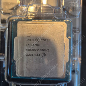 I7 11700 CPU 단품 판매