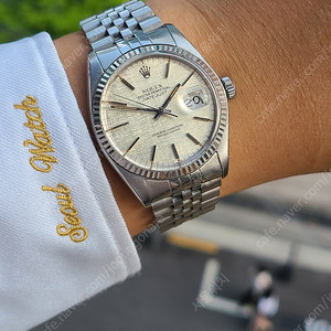 [정품] 롤렉스 데이저스트 36 린넨 보카시다이얼 올제치 소장용 (Rolex Datejust Linen Dial Vintage)