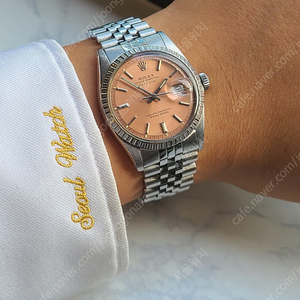 [정품] 롤렉스 데이저스트 36 살구판 살몬판 엔진턴 (Rolex Datejust 36 Salmon)