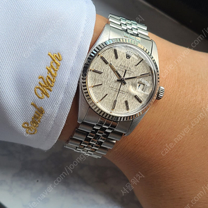 [정품] 롤렉스 데이저스트 36 린넨 보카시다이얼 올제치 소장용 (Rolex Datejust Linen Dial Vintage)