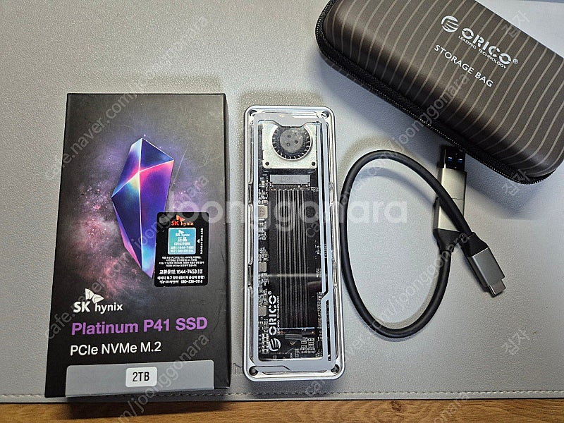 하이닉스 NVMe P41 SSD 2TB + orico ...--0