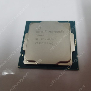 인텔 팬티엄 g6400 cpu 팝니다.