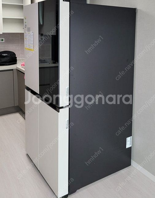 (새상품)LG 디오스 오브제컬렉션 노크온 4도어 냉장고--2
