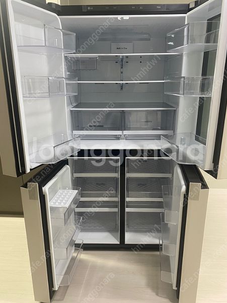 (새상품)LG 디오스 오브제컬렉션 노크온 4도어 냉장고--4