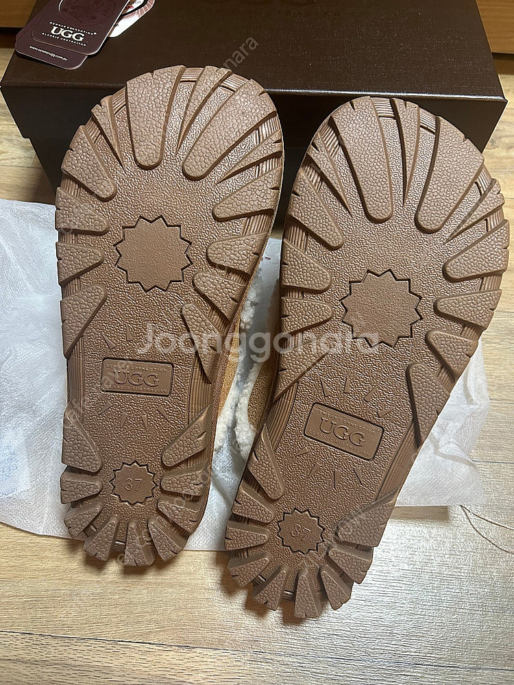 (새상품) 오즈웨어 바이올렛 시어링 어그슬리퍼 체스넛 ...--1