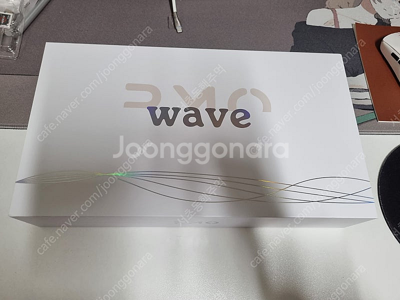 wave75 상옵 퍼플 보라색 무선 키보드--0