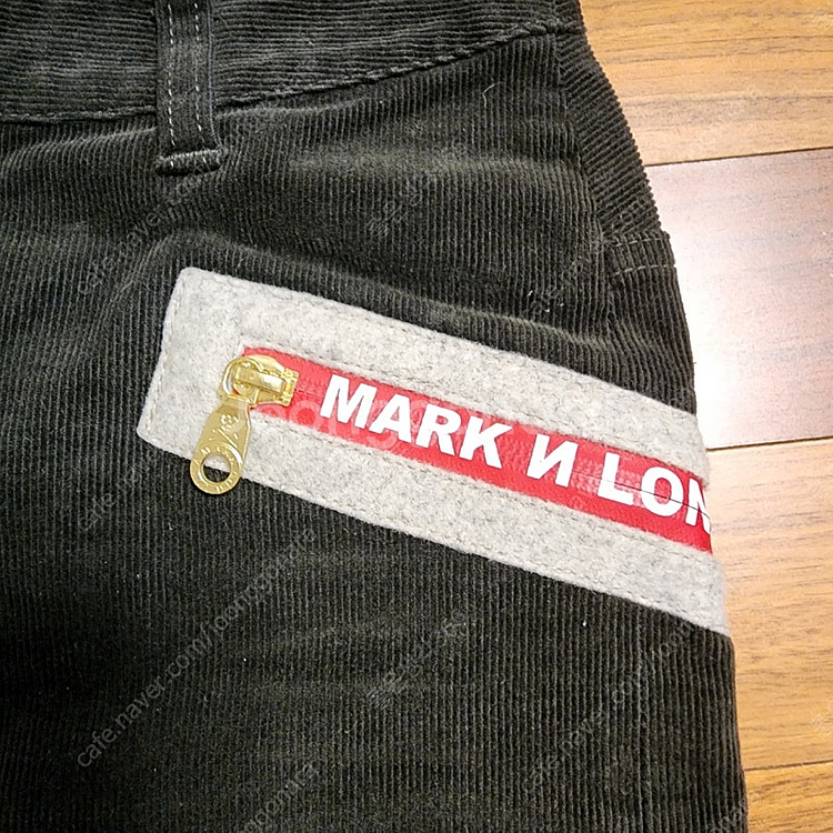 마크앤로나 카키골덴스커트55--1