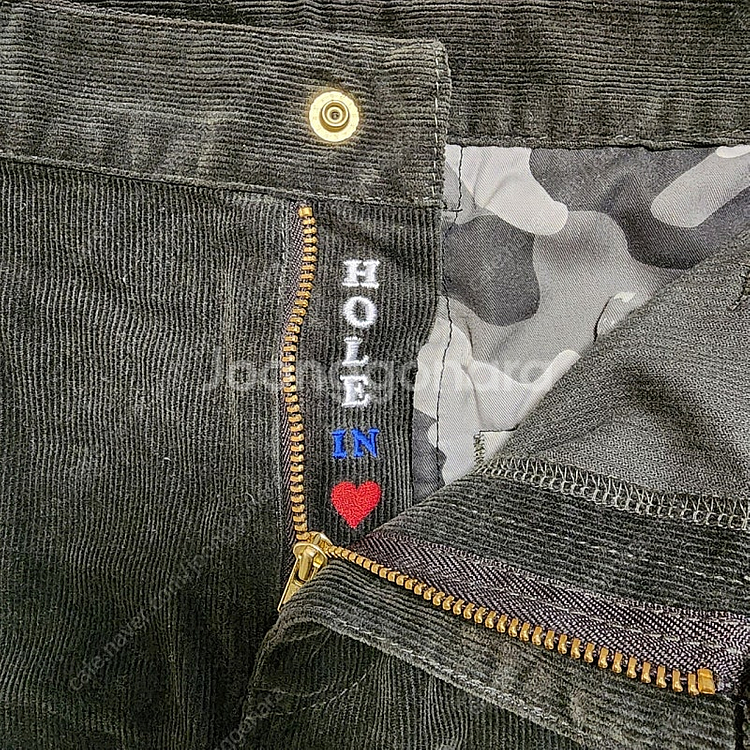 마크앤로나 카키골덴스커트55--2