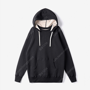 풀카운트 Fullcount 3745 Ink Black After Hood Sweat Shirt Mother Cotton