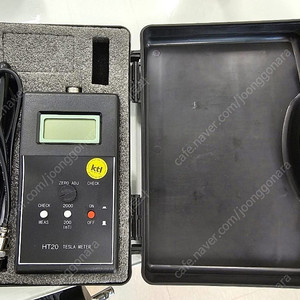 Magnetometer (Tesla meter) 휴대용 가우스 미터 자력계 (자기장 테스터) HT-20