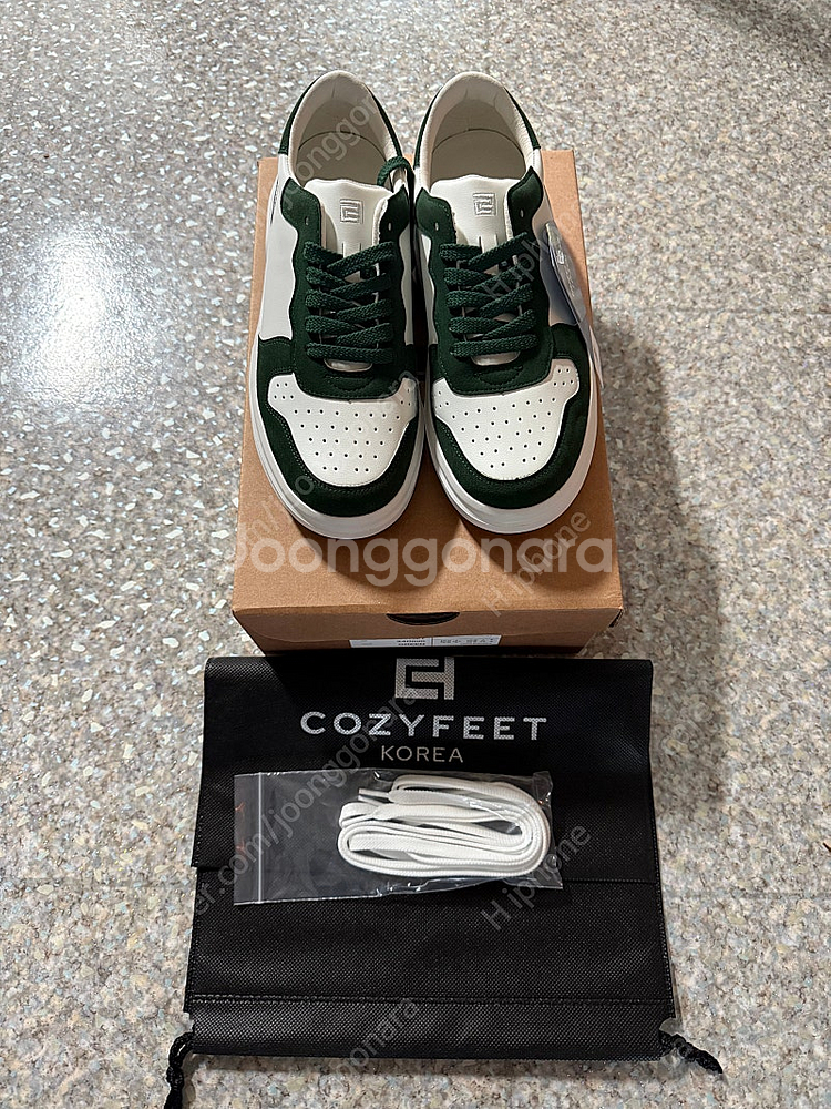 [부산] (새상품) 코지핏 바른걸음 스니커즈 (그린) 팝니다. (240mm)--0