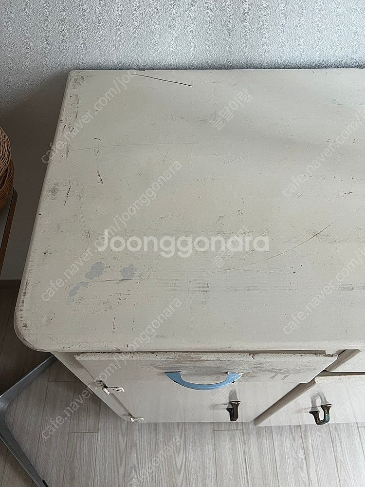 빈티지 쉐비 키친장 수납장--3
