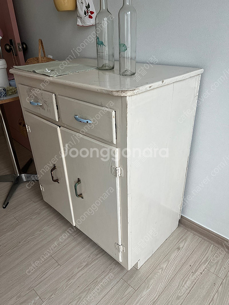 빈티지 쉐비 키친장 수납장--9
