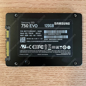 삼성 SSD 750 EVO 120GB