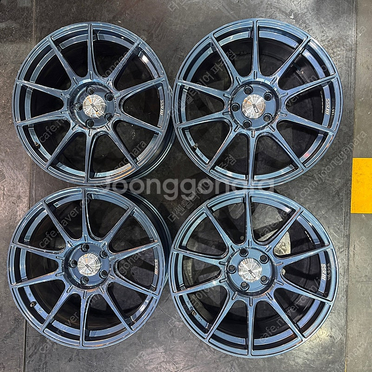 SSR GTX01 19인치 한정판 블루건메탈 중고 휠 ...--0