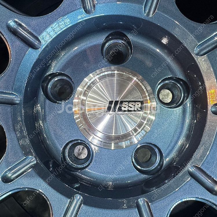 SSR GTX01 19인치 한정판 블루건메탈 중고 휠 ...--8