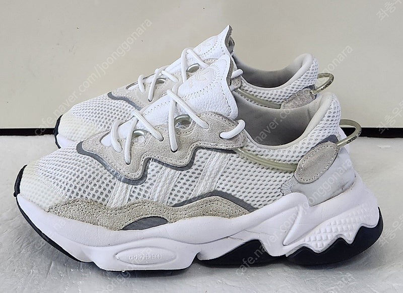 [230] 아디다스 오리지날 오즈위고 화이트블랙 아디프린 adiPRENE 천연소가죽 레더LTR 흰검정흰색경량 런닝화...--1