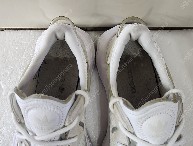 [230] 아디다스 오리지날 오즈위고 화이트블랙 아디프린 adiPRENE 천연소가죽 레더LTR 흰검정흰색경량 런닝화...--5