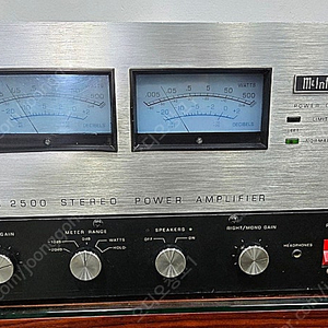 mcintosh mc2500 파워앰프