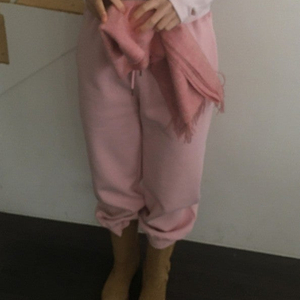 매니매니모드 soft mild jogger (pink, light gray)