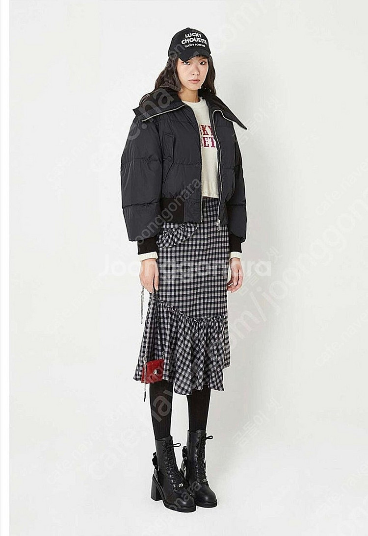 럭키슈에뜨 구스 숏 패딩 (36거의 새상품)--0