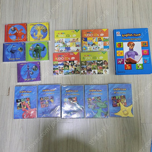 잉글리쉬 타임 그림 사전, cd ,dvd 등