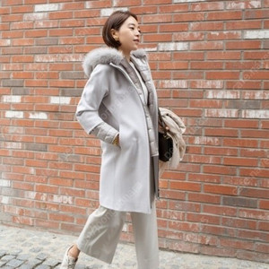 몽또또 코트 Detachable Virgin Wool Coat s사이즈