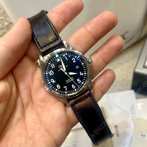 IWC 마크18 블랙 330. 국시공 시계. 정품.