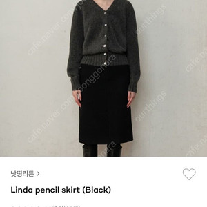 낫띵리튼 Linda Pencil Wool Skirt M