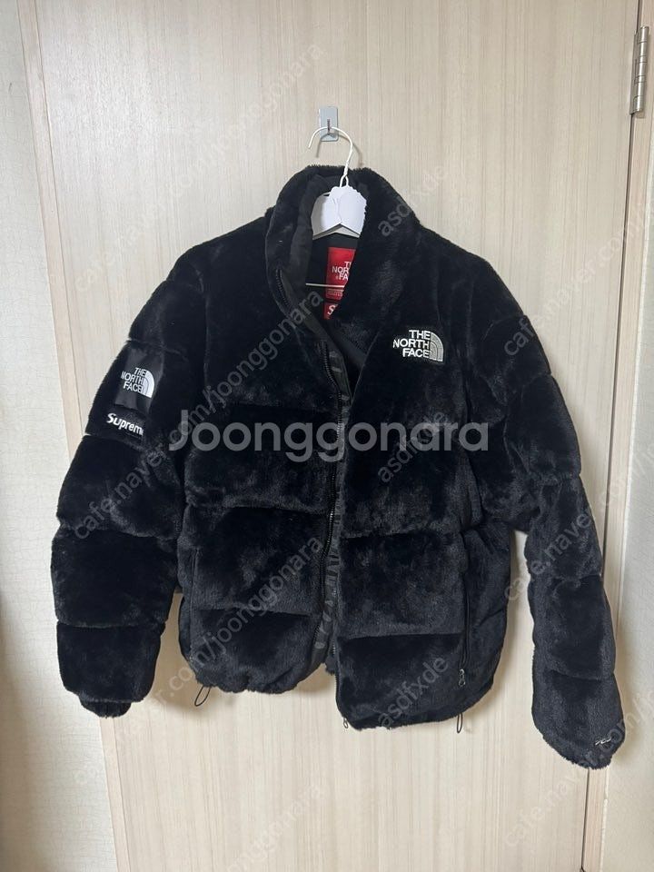 슈프림 노스페이스 스웨이드 눕시 자켓 블랙--0