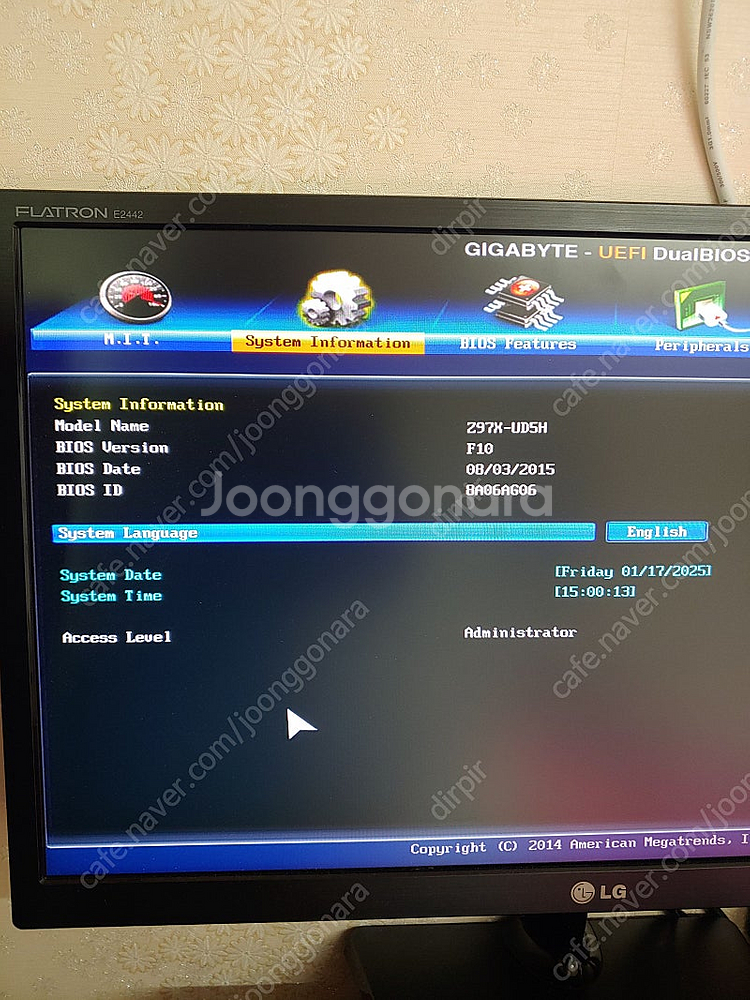 GIGABYTE GA-Z97X-UD5H 듀러블에디션 메...--1