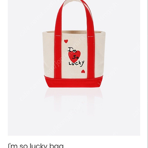 블랑쇼 I’m so lucky bag 럭키백 미니에코백