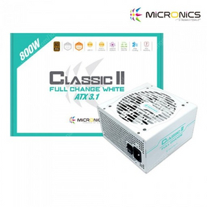 마이크로닉스 Classic II 800W 풀체인지 ATX3.1 화이트