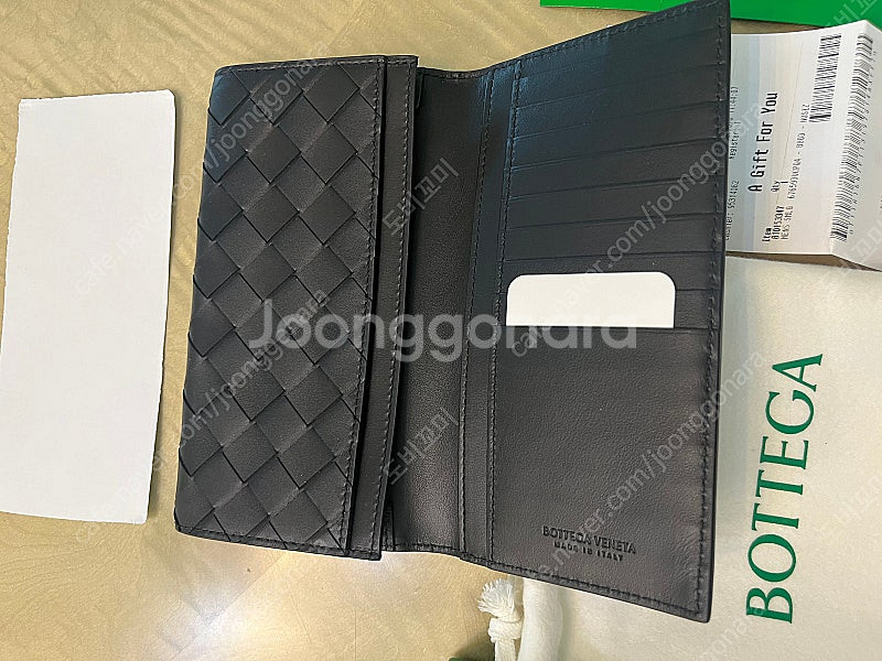 보테가베네타 인트레치아토 장지갑--1